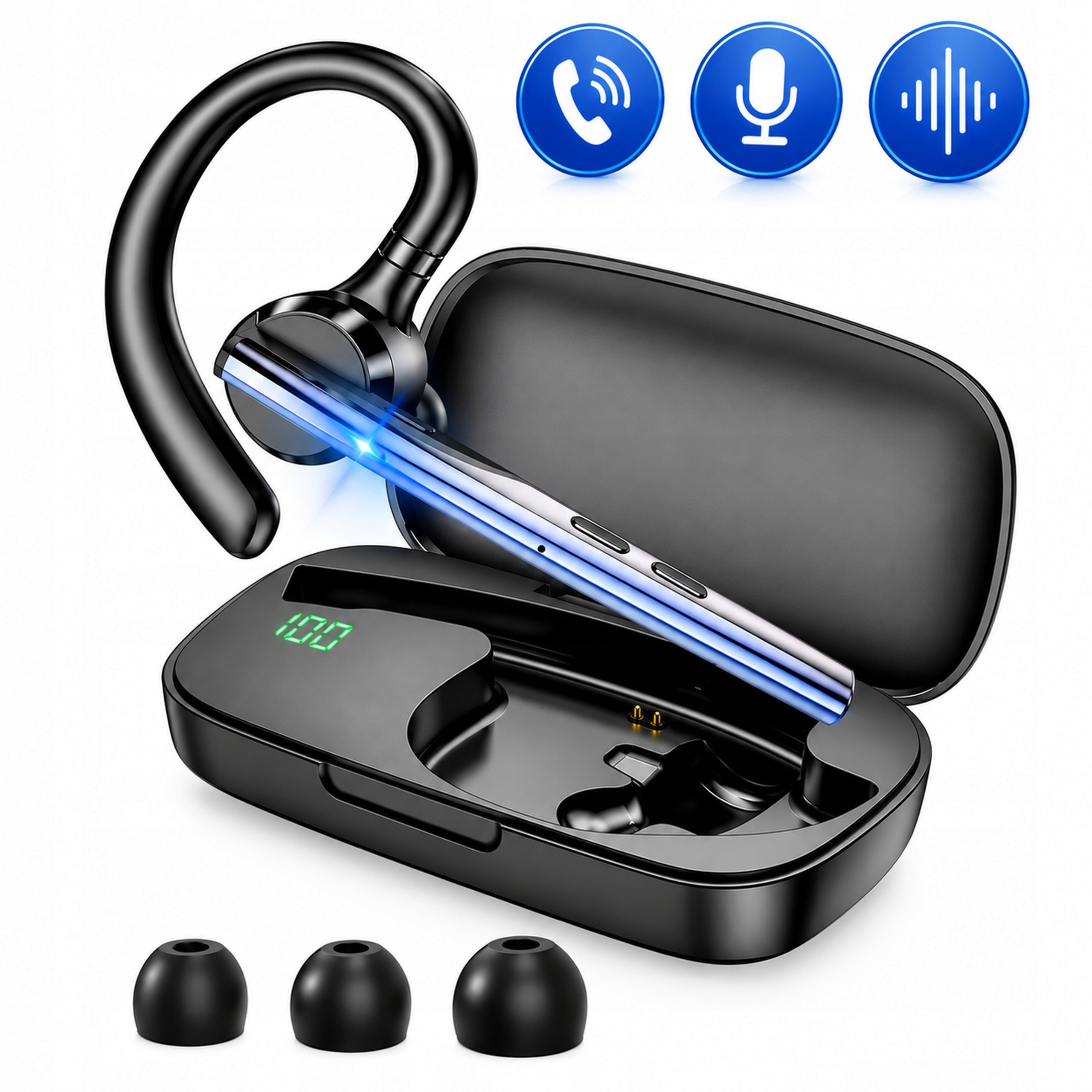 Sluchátka New Bee M54 Bluetooth 5.2 Moderní S Nabíjecím Pouzdrem
