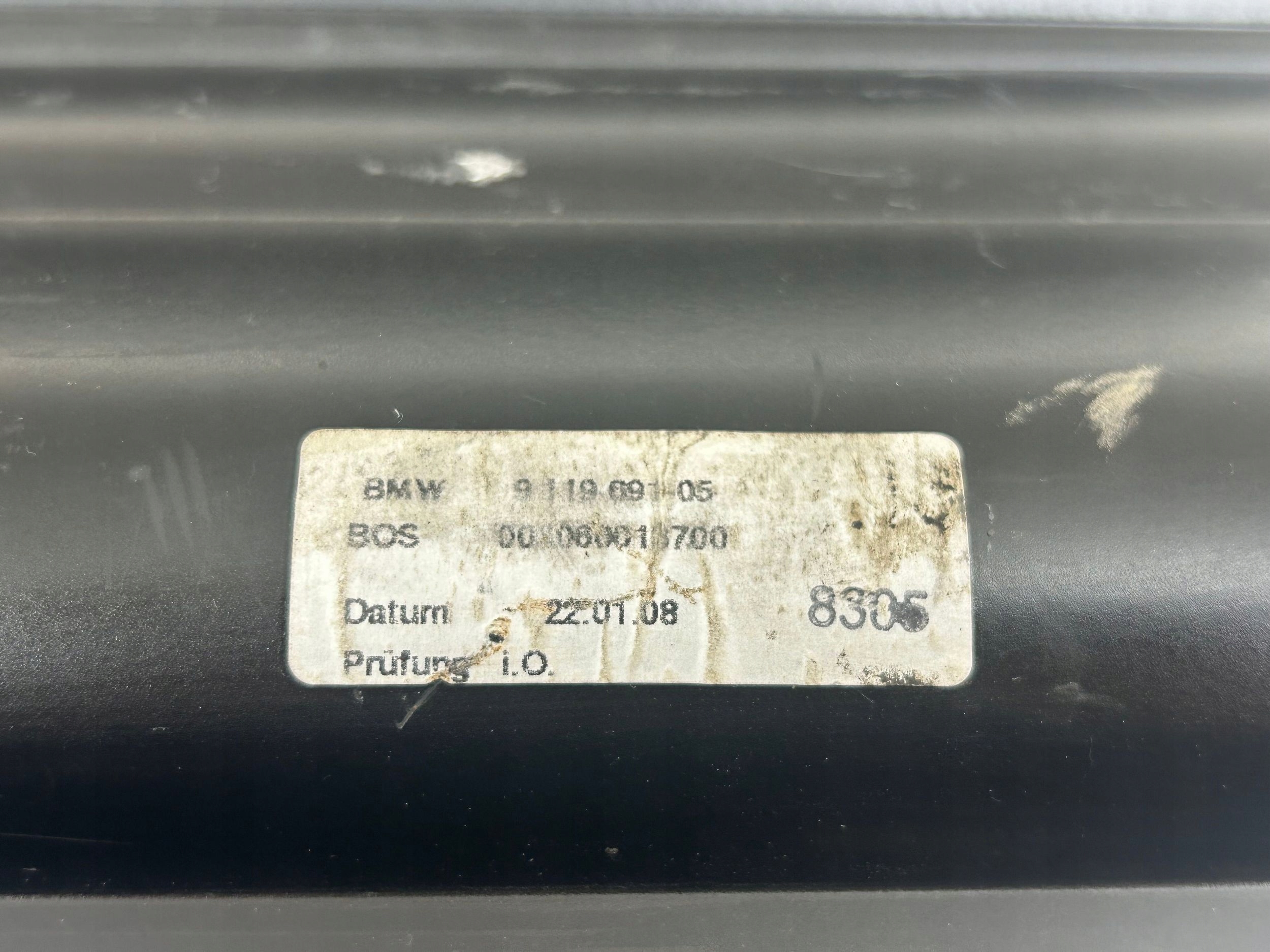 2008 BMW 5 E60 E61 ролета багажника 9119091