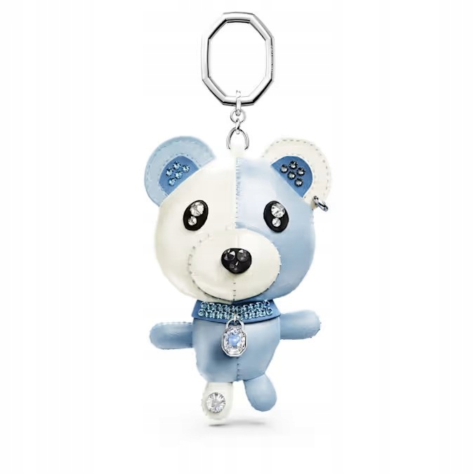 Přívěsek Na Klíče Swarovski přívěsek na tašku Teddy Kůže Křišťál Modrý