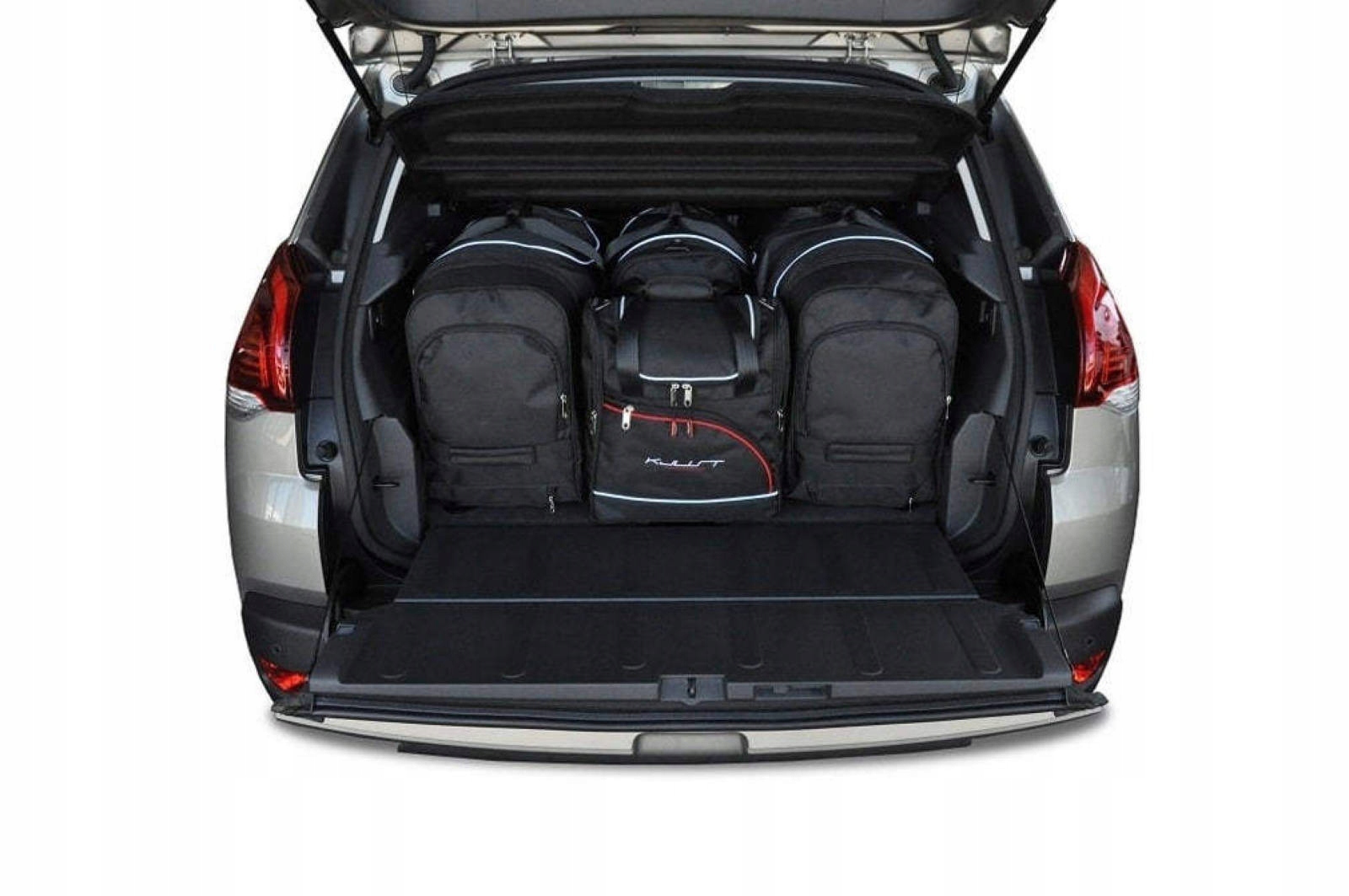 J&j Automotive Sada 4ks cestovných tašiek Aero pre Peugeot 3008 2009-2016