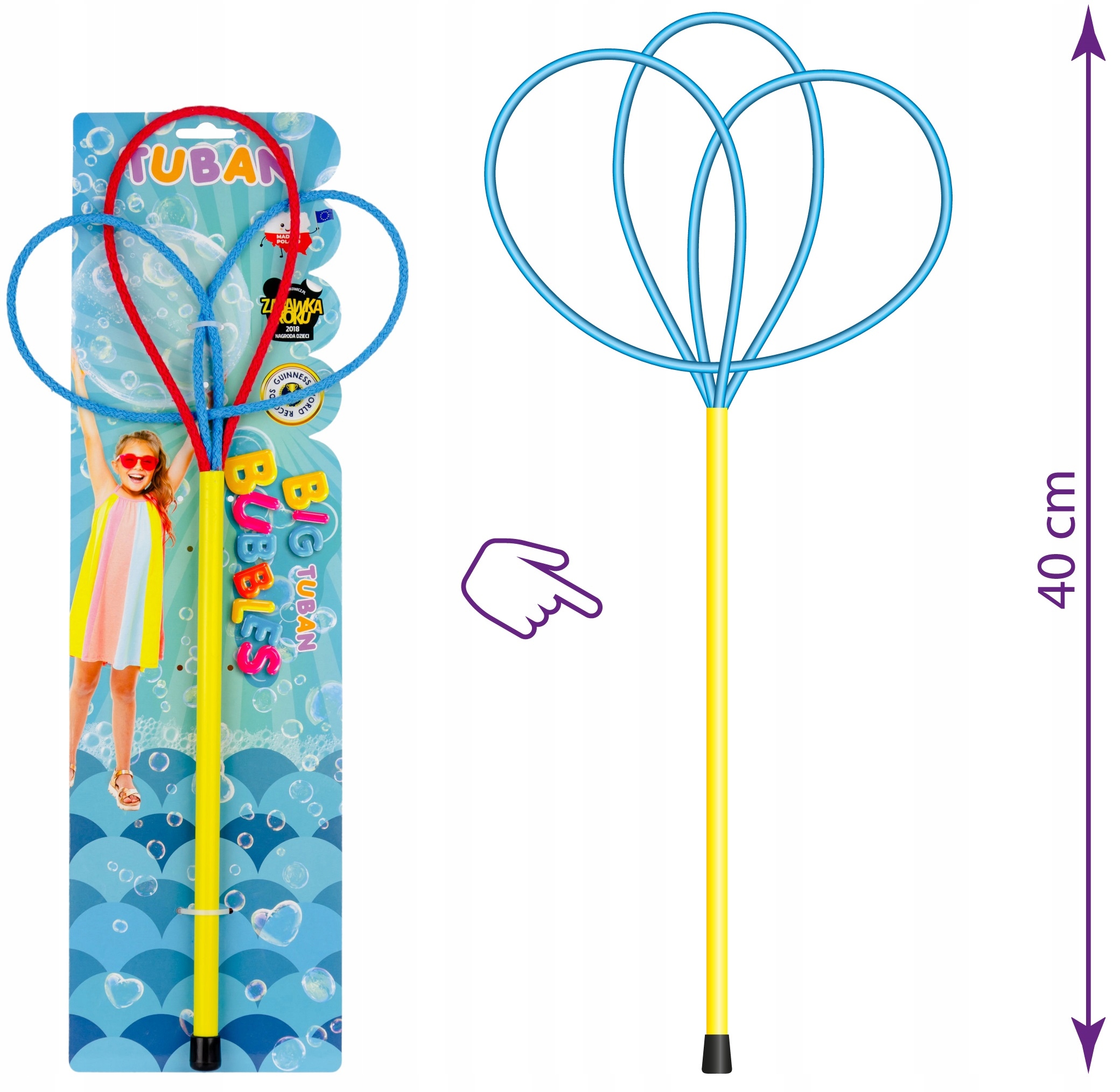 TUBAN Obręcz Pro Multi Motylek do Baniek 40 cm