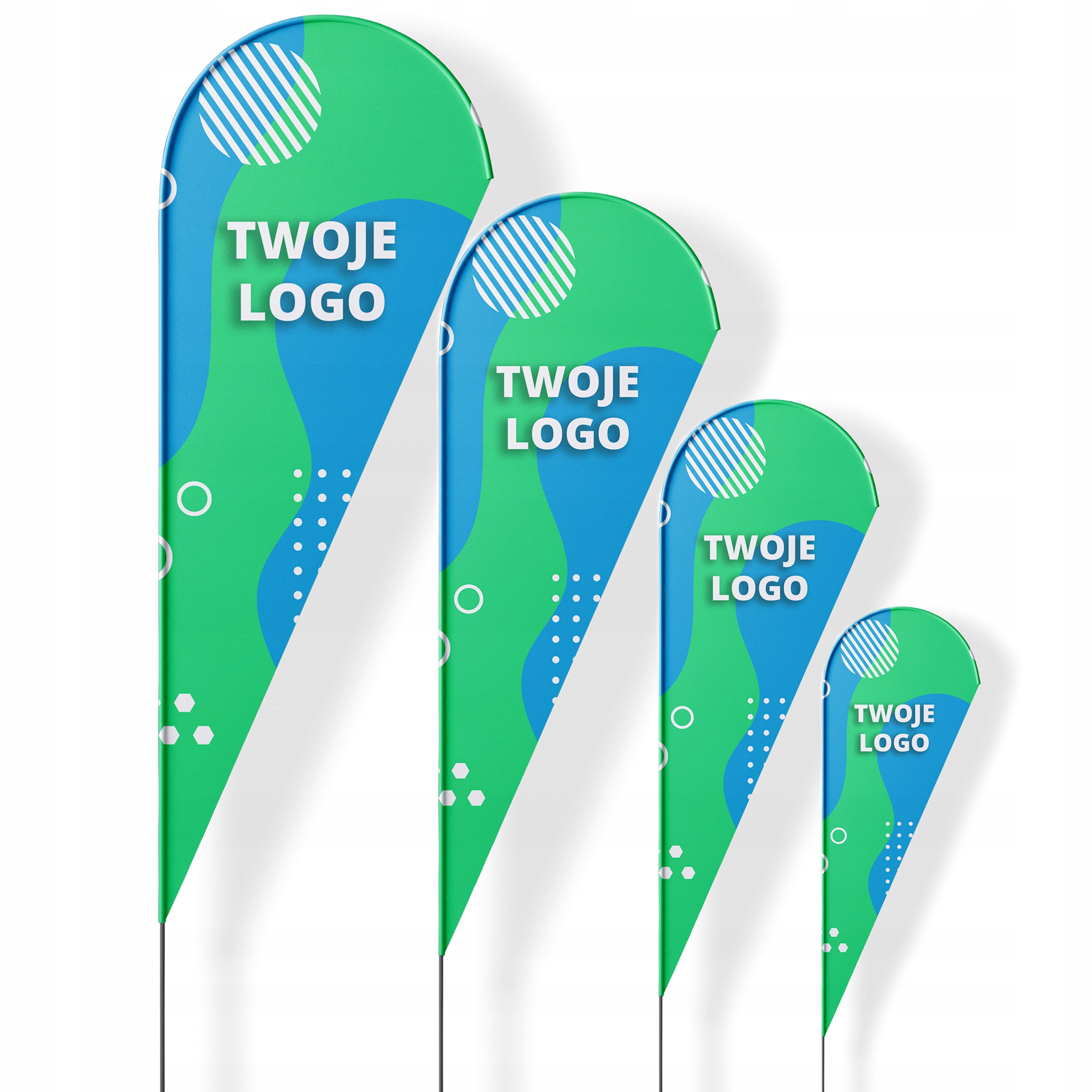 FLAGA REKLAMOWA WINDER DROP 55x180cm + PROJEKT