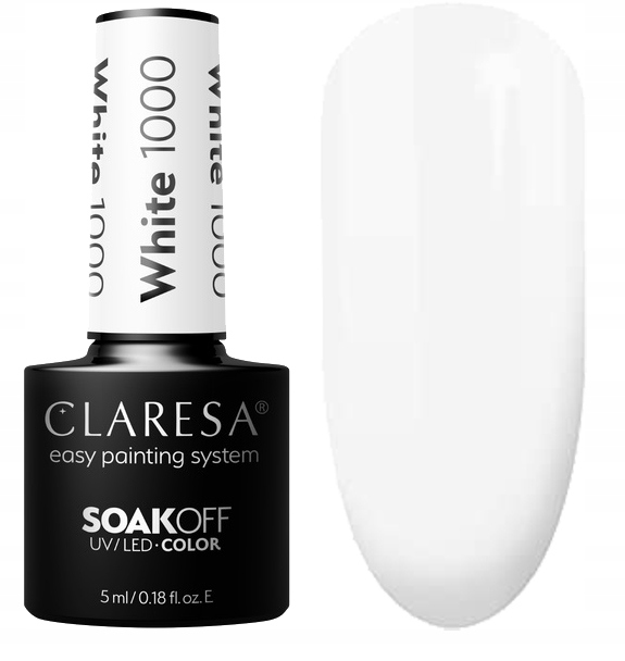 

Claresa Lakier Hybrydowy White 1000 Biały