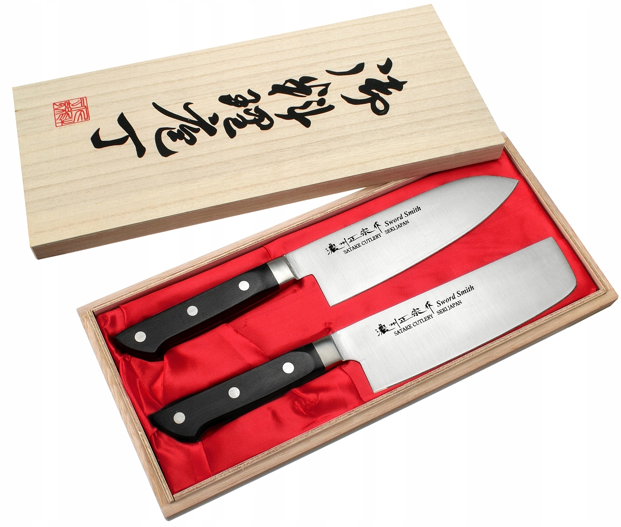 

Satake Katsu Zestaw 2 nóży Santoku Nakiri