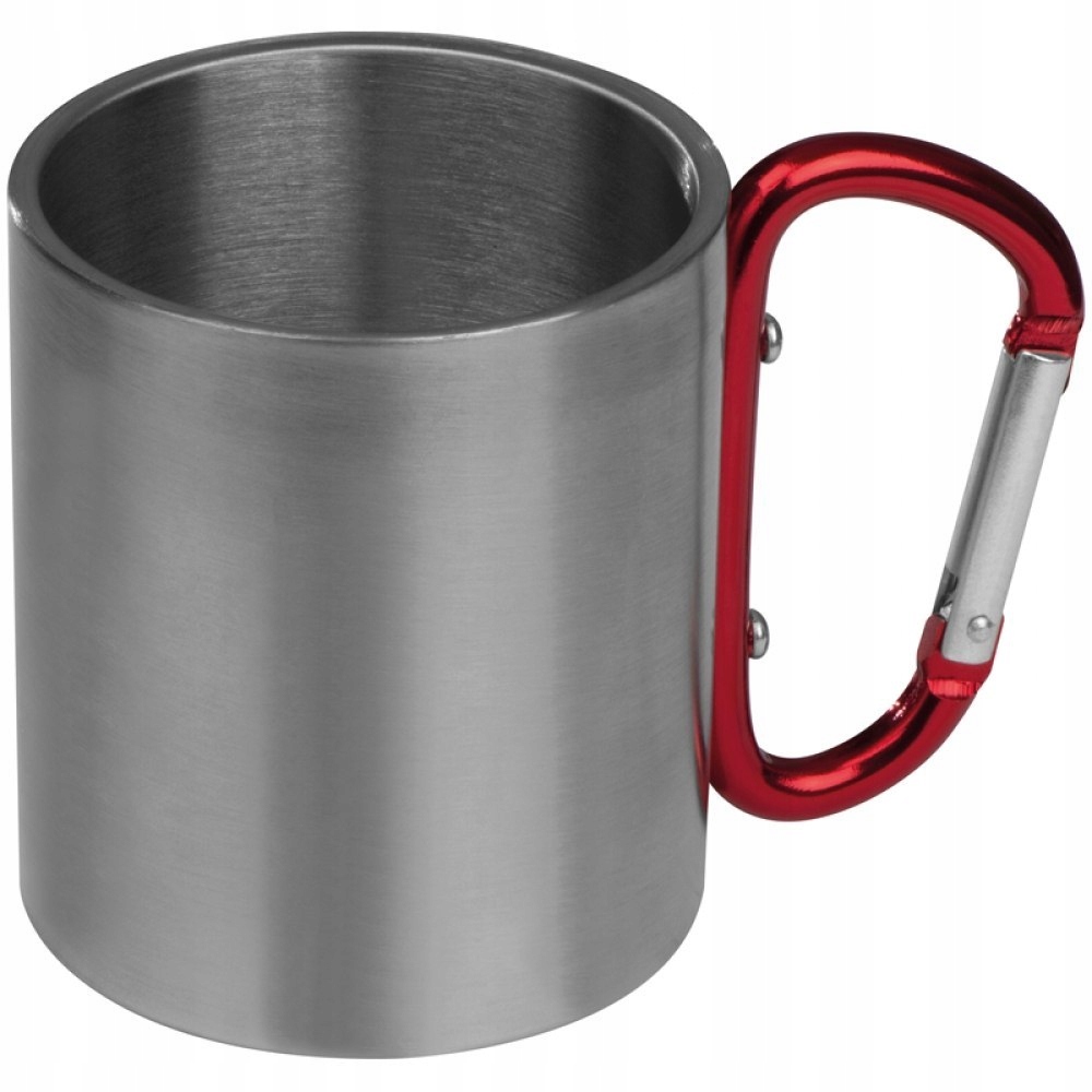 

Metalowy kubek z karabińczykiem 200 ml