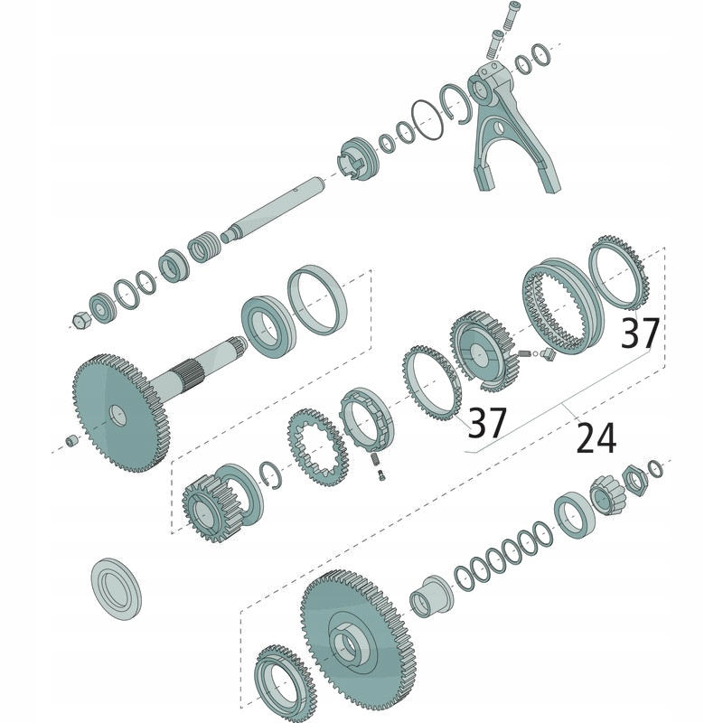 DANA Spicer Jednostka synchroniczna AutoPowr 8130-8530 Producent części inny