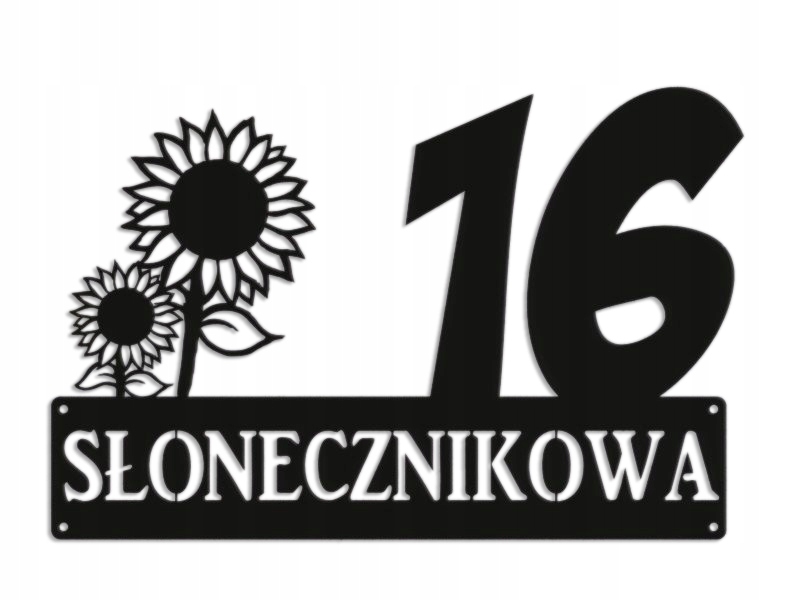 Číslo Na Dom 60 cm Tabuľa Adresa Ocel 2 mm Grafika 5752