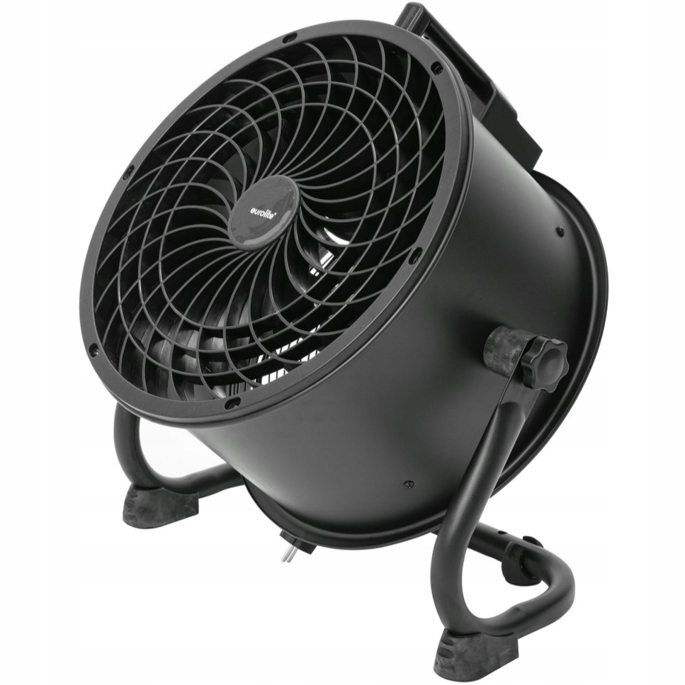 Podlahový ventilátor s regulací rychlosti a směru Eurolite AF-9 černý