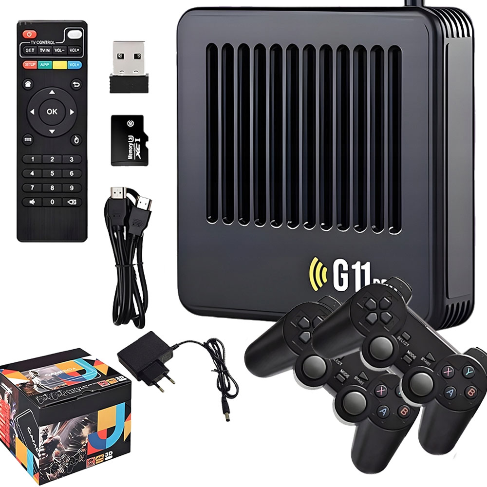 Szybka Konsola Retro G11 Pro Gra Telewizyjna Hdmi 64GB 32000 Gie