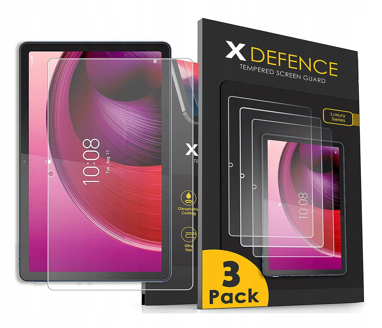 3x Szkło Ochronne Do Lenovo Tab M11 10,95 11 Hybrydowe Szybka Jakość