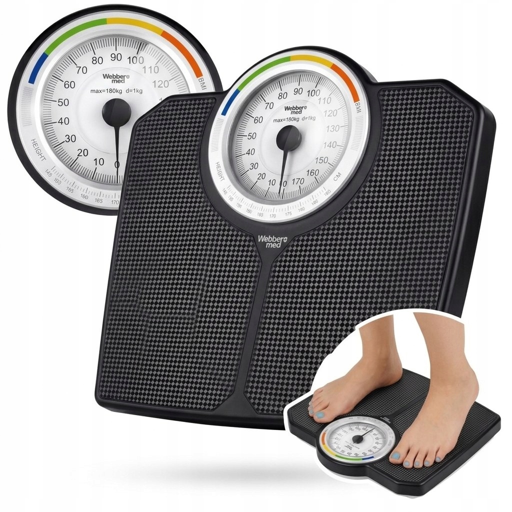Klasyczna Jakościowo Zrobiona Trwała Waga Łazienkowa Mechaniczna Do 180KG