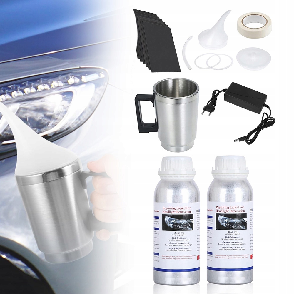 Profesionální Sada Pro Regeneraci Světlometů Automobilových Konvic