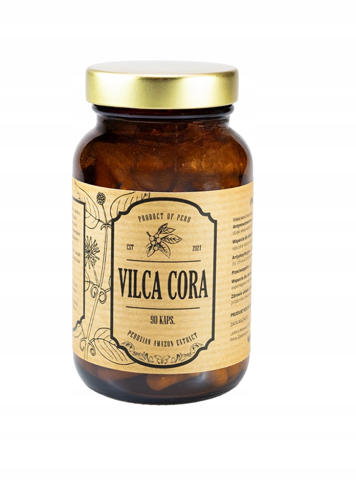 Vilcacora ekstrakt 12:1, 90 kapsułek 500mg/kaps Koci Pazur Wilcacora