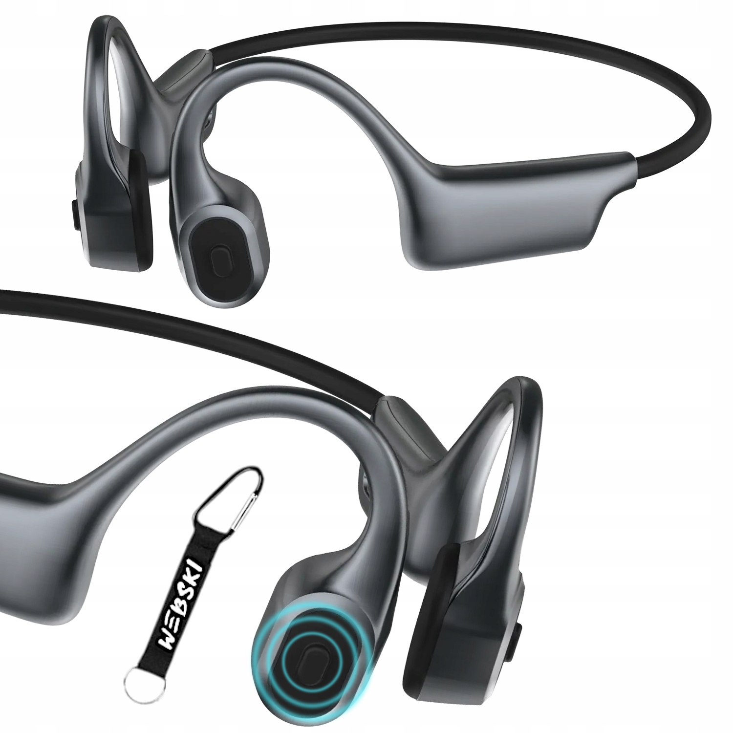 Sluchátka Bezdrátové Bluetooth Kostní vedení Sportovní Herní