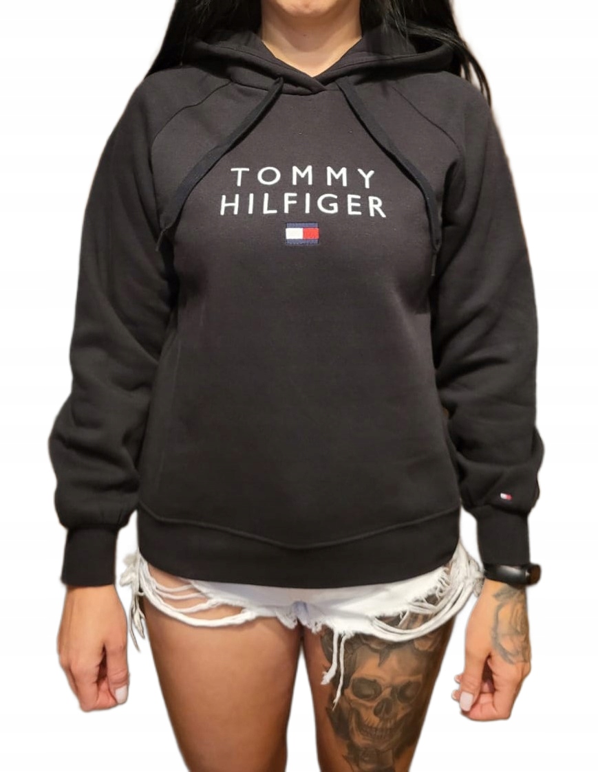 Dámská Mikina Tommy Hilfiger Stacked Hoody vel.