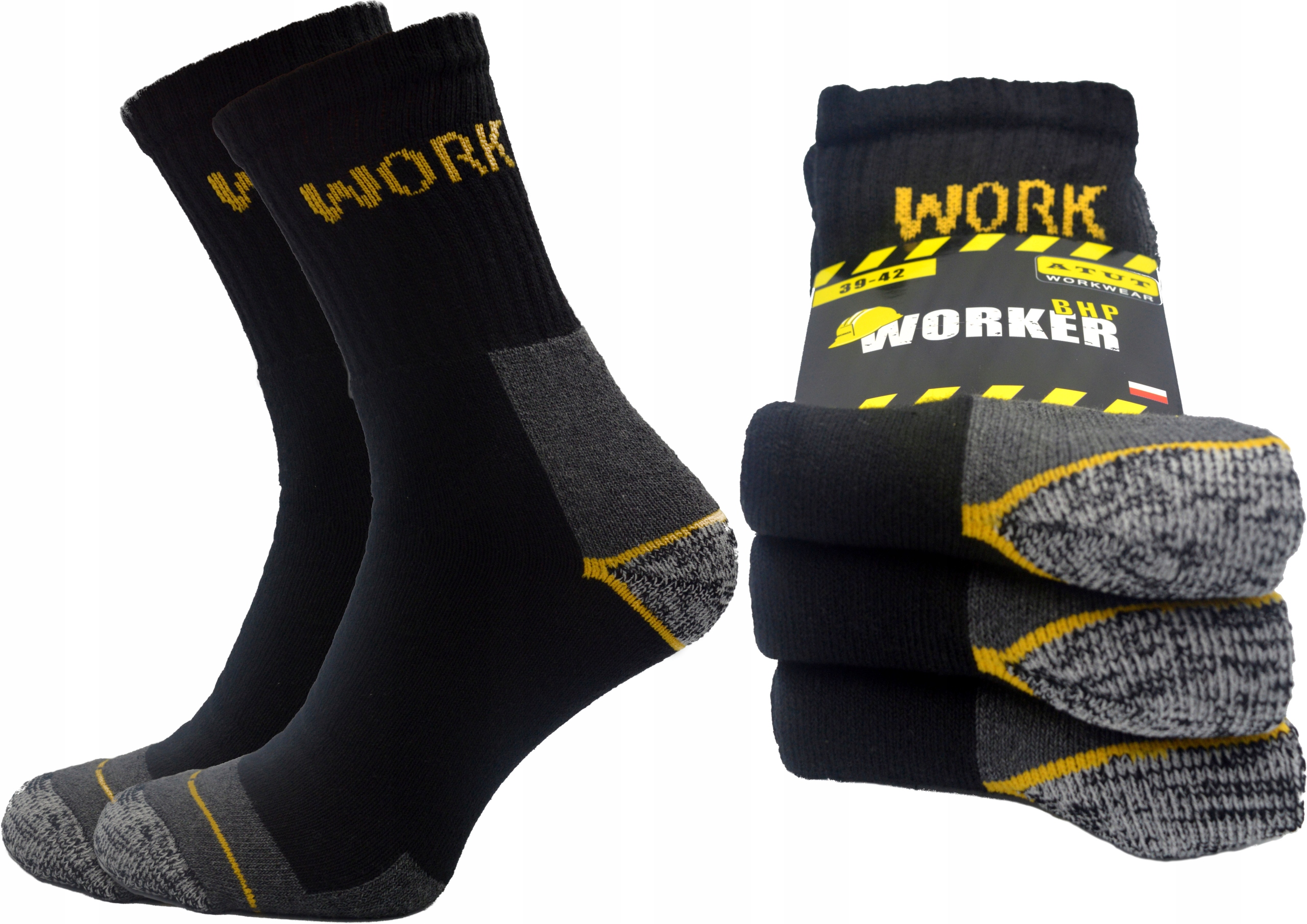 

Skarpety robocze bawełniane Work *3pary* r39-42