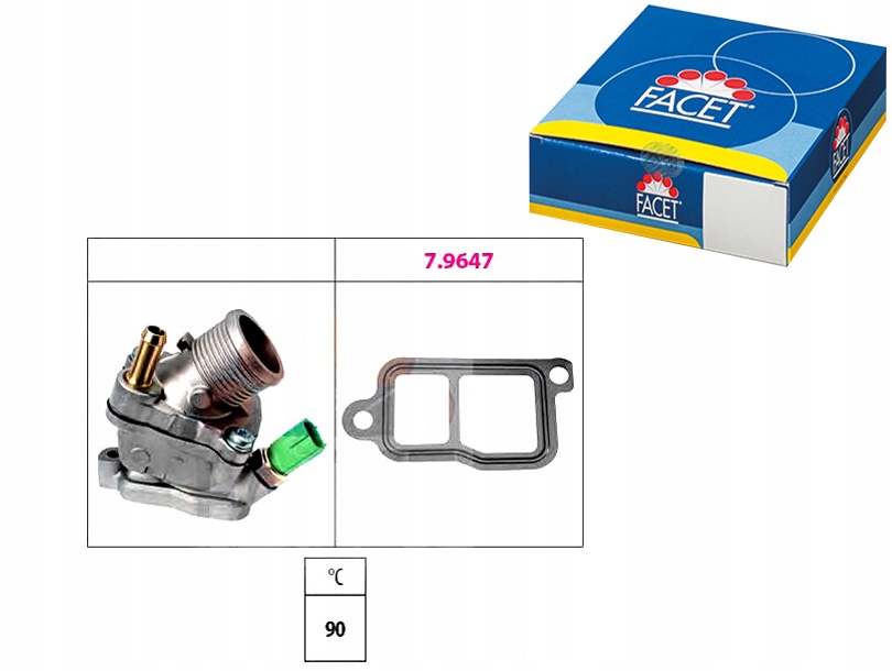 Fac7.8732 ТЕРМОСТАТ FACET 30650469 30777476 312936