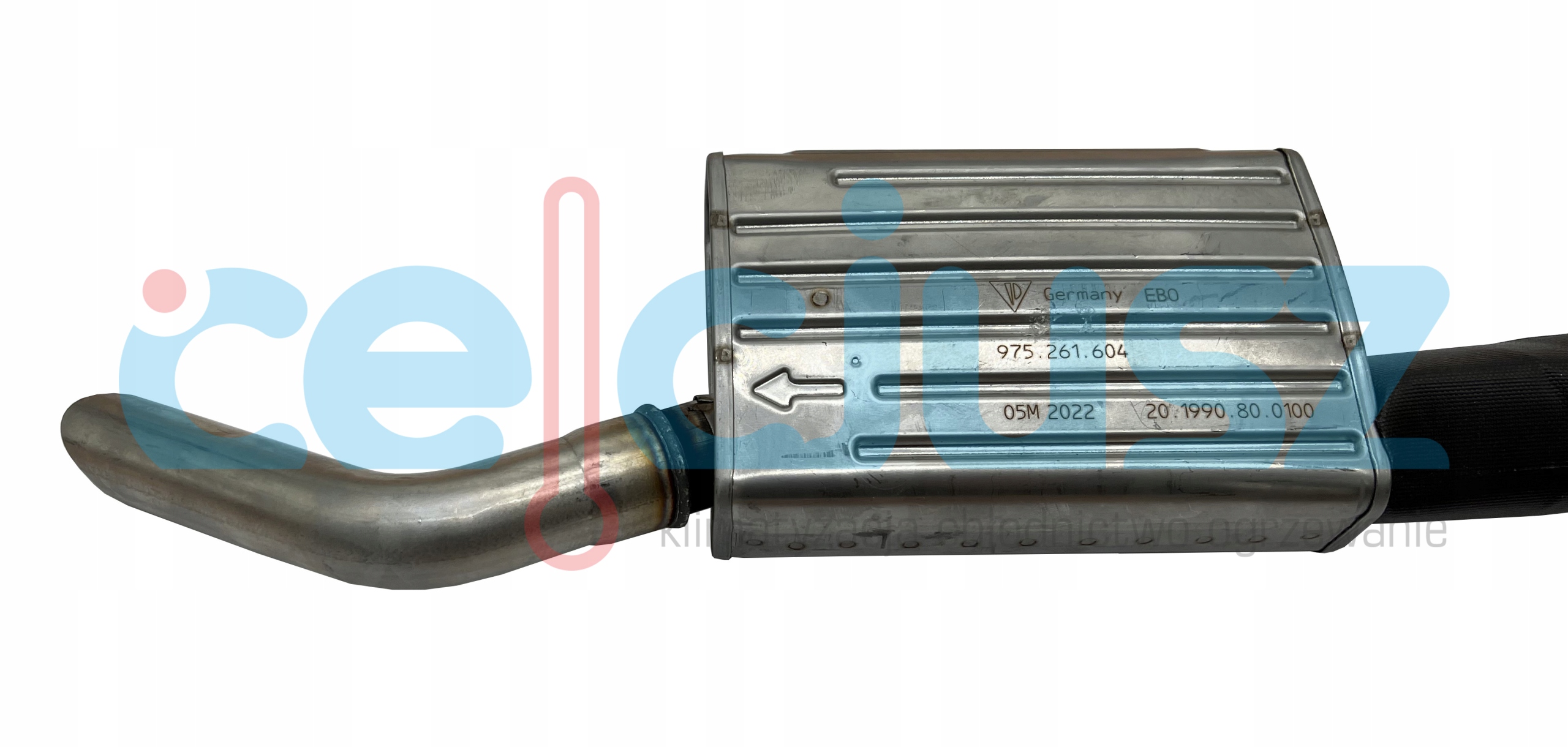 CEL457 - Глушитель выхлопных газов 24 мм Eberspecher + обшивка + хомут