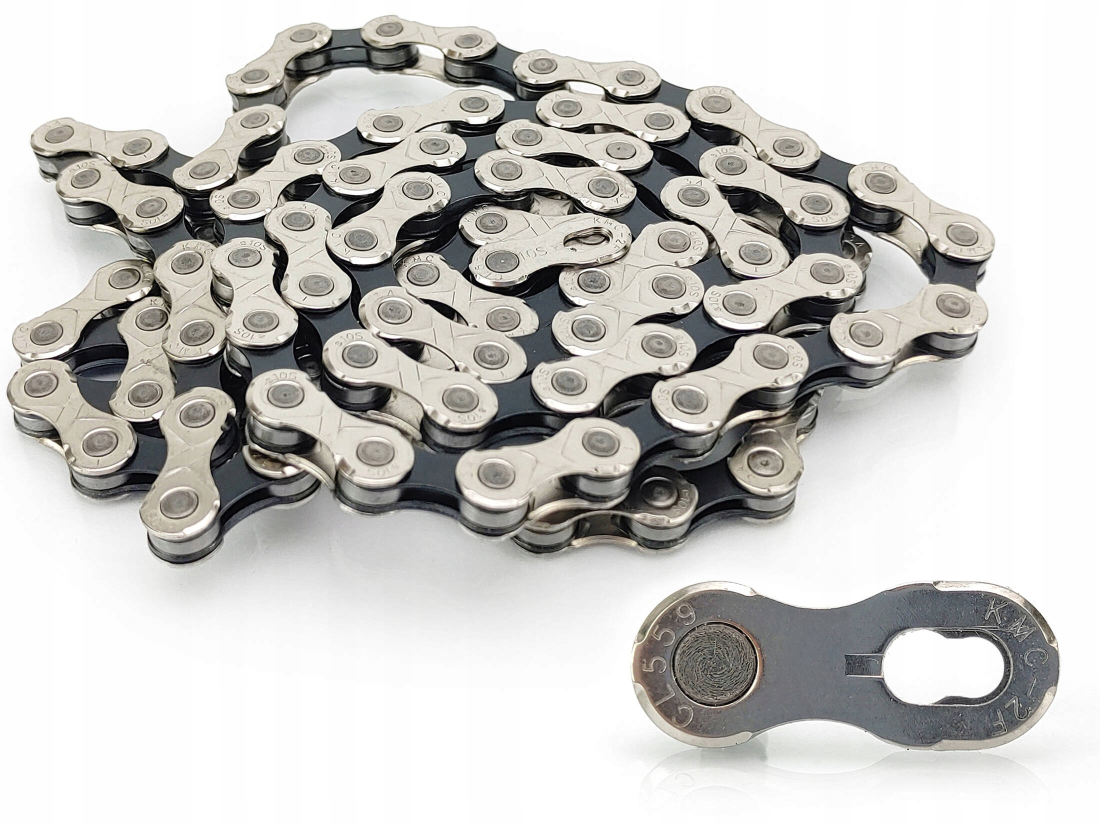 Łańcuch rowerowy do rowerów elektrycznych E-bike Kmc napęd 10rz. 120 ogniw