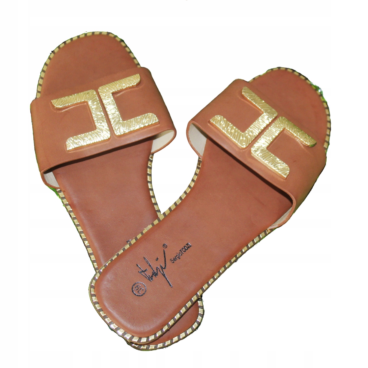 Dámské nazouváky hnědé Sergio Todzi velikost 39 24.5 cm