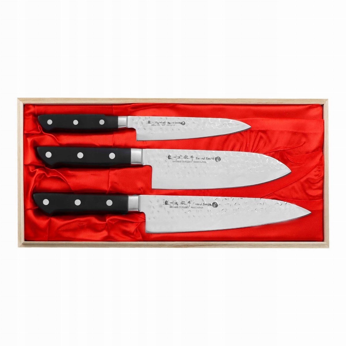 Satake Noushu Zest 3 nože v drevenej krabičke