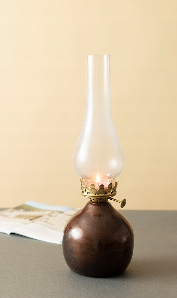 ŚWIECZNIK OLJA na tealighty BRĄZOWY lampa naftowa Kolor inny kolor