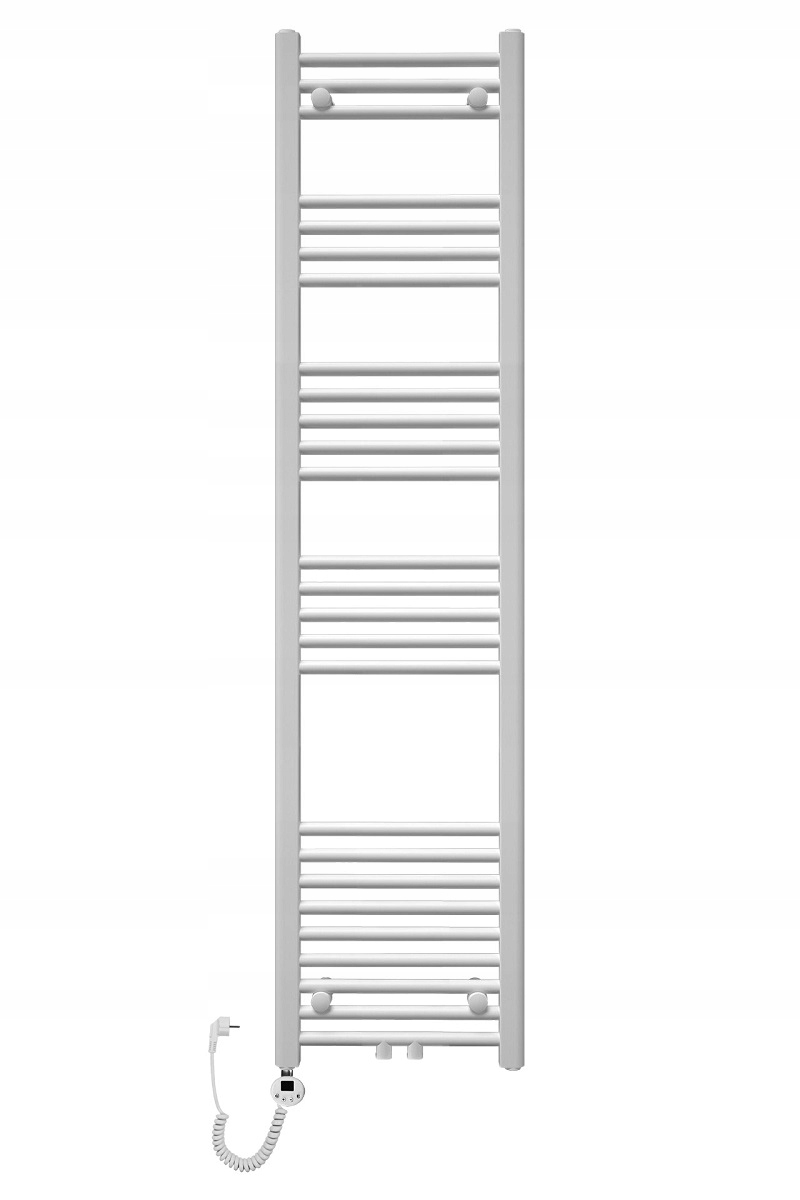 Grzejnik łazienkowy dekoracyjny drabinka elektryczny 1600x400 600W biały