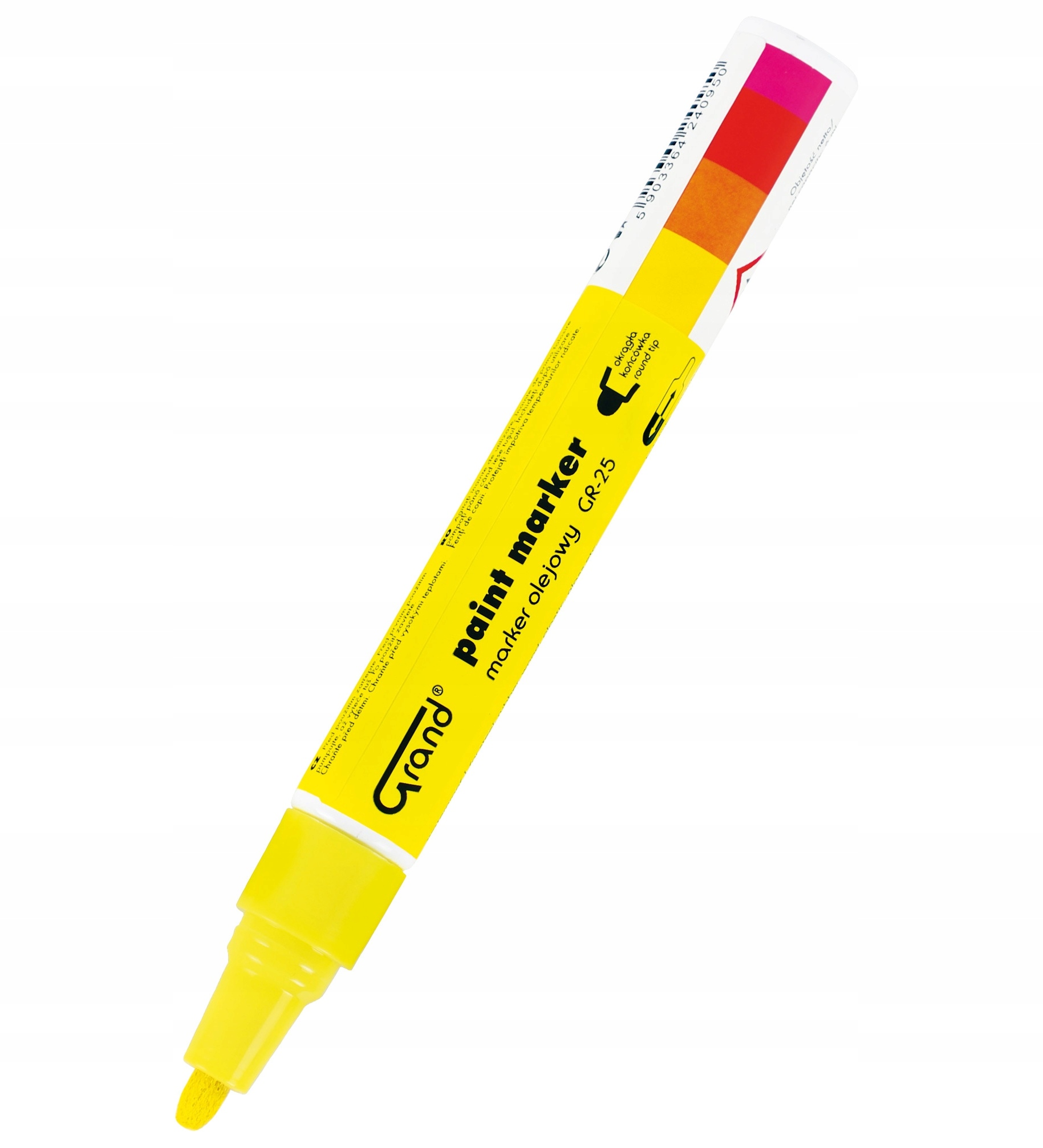

Marker olejowy Grand GR-25 mazak 1,8-2,8 mm żółty