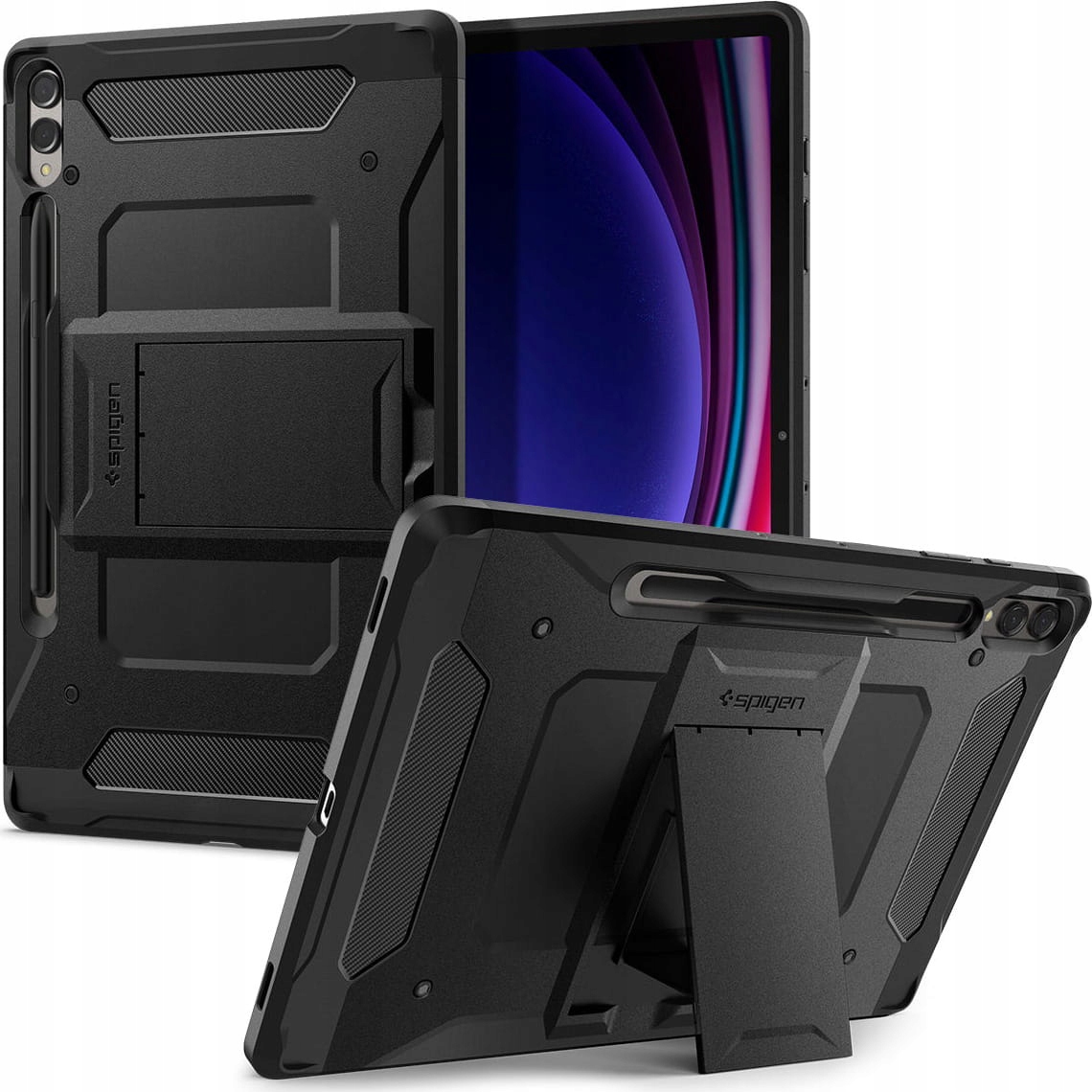 Etui do Galaxy Tab S10 Plus S9 Plus, Spigen Tough Armor Pro
