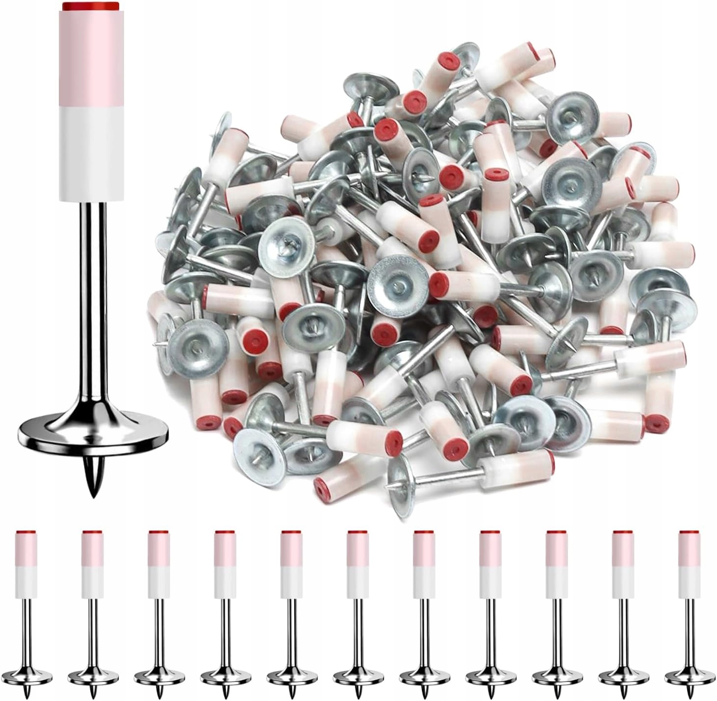 400 ks Hřebíky do pistole na betonu, kov, dřevo, hřebíkovačka