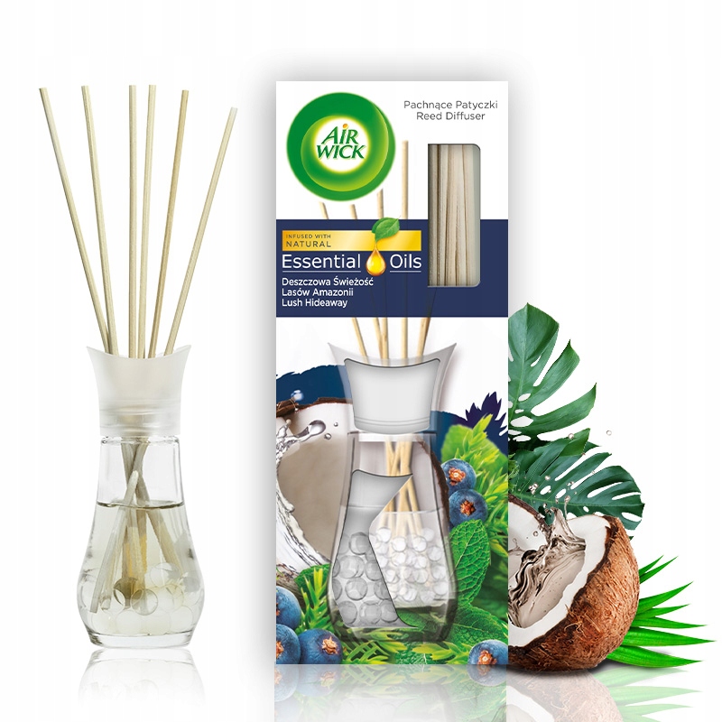 Air Wick Patyczki Zapachowe deko Odświeżacz Powietrza Las Amazonii 30 ml