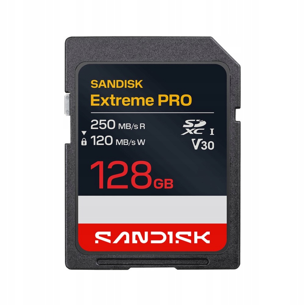Sandisk Extreme Pro Sd Uhs-i 128GB Sd 250MB/s(R)