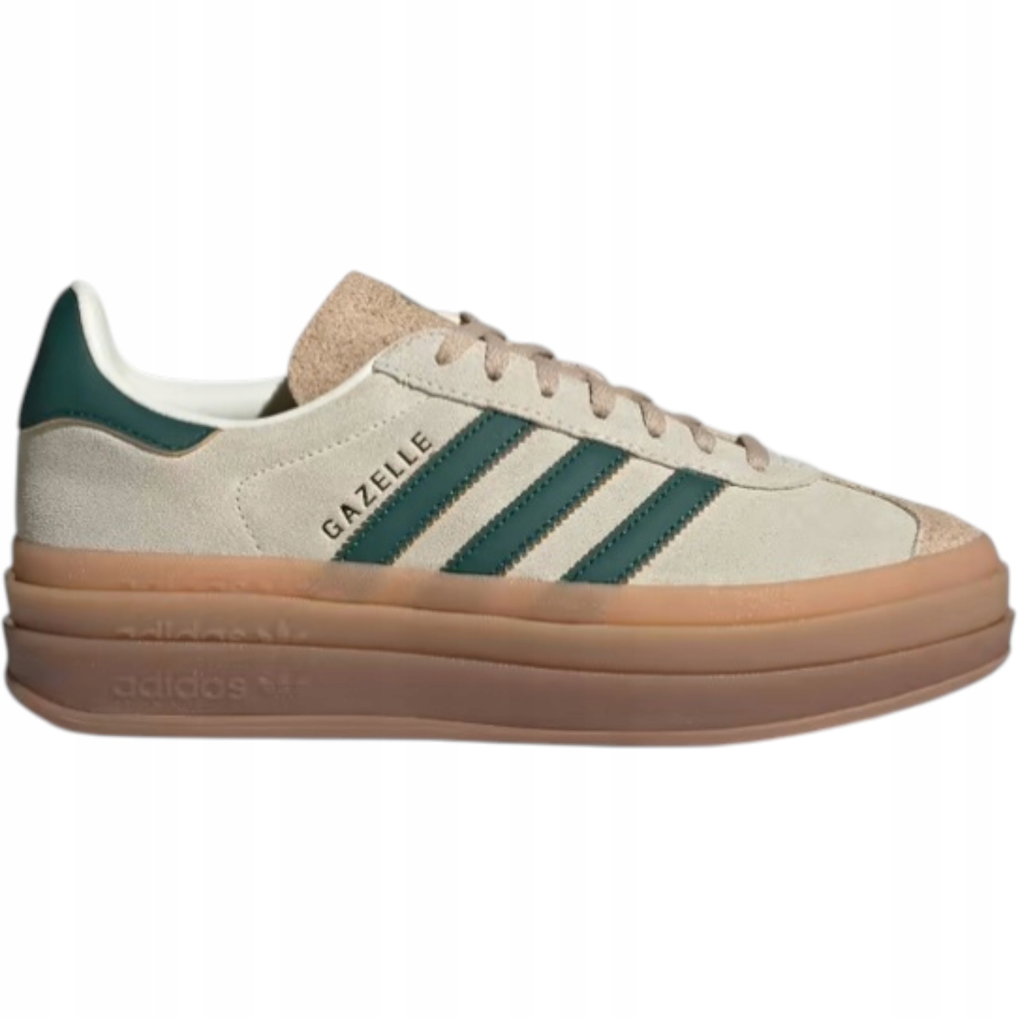 Pánské boty Adidas Gazelle Bold ID7056 krémové semišové 41 1/3