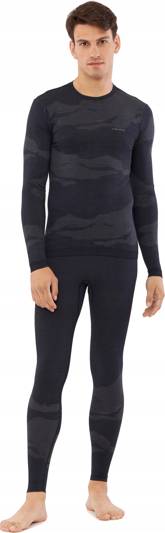 Pánské termoaktivní spodní prádlo Viking Gasher Set vel. L šedé Merino Extra Warm