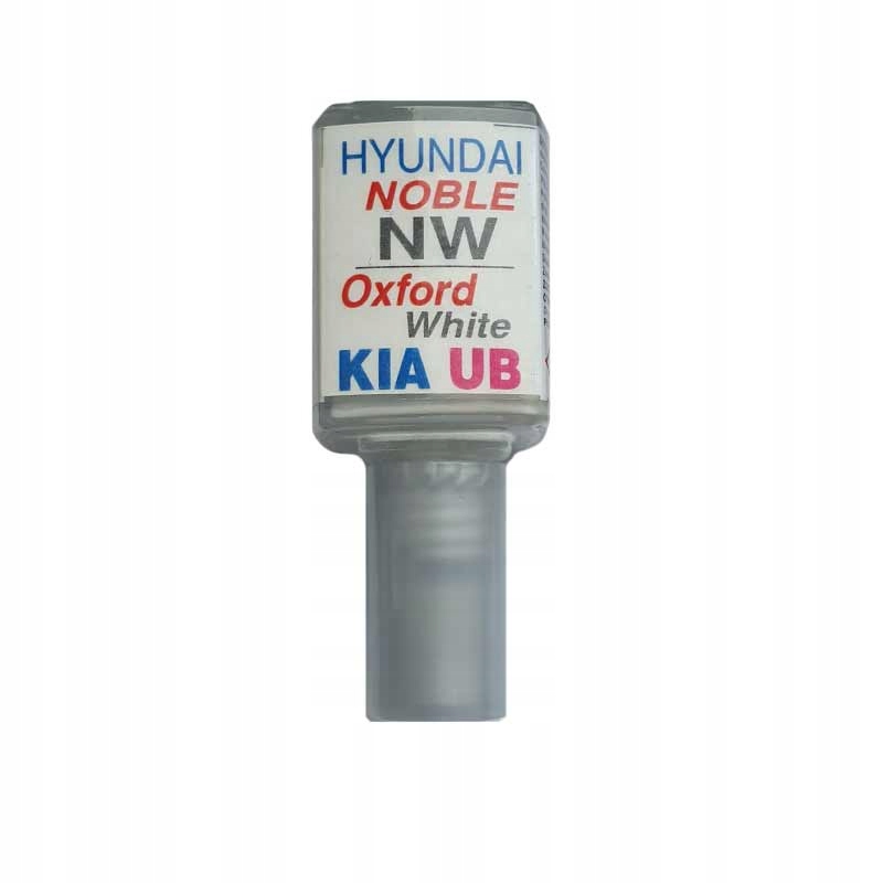 Zaprawka lakier do rys 10ml KIA UB OXFORD WHITE HYUNDAI NW NOBLE