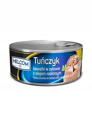 Levně 8 x Helcom Tuňák kousky v rostlinném oleji 170 g