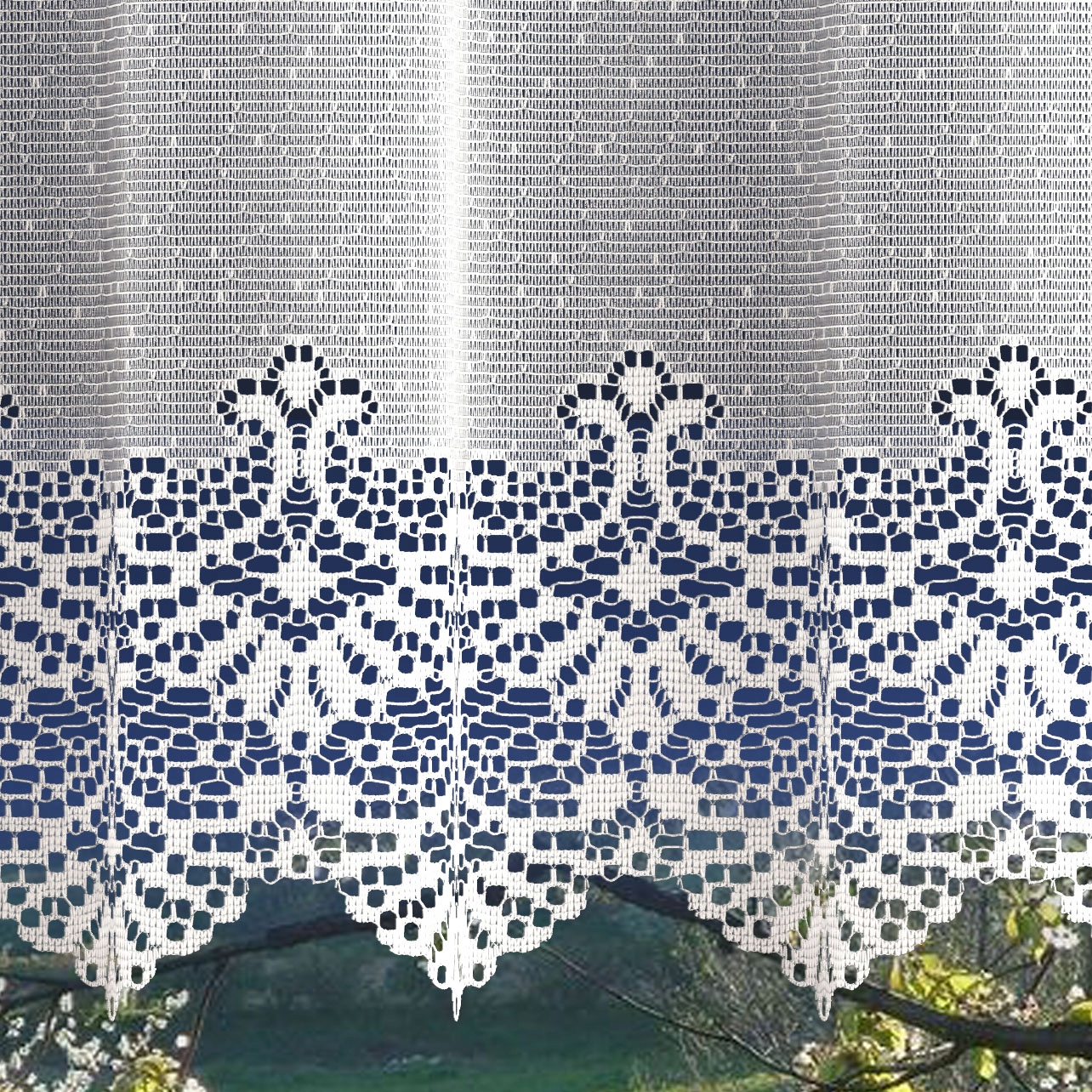 Lambrekin Zazdrostka żakardowa wys. 70cm METRAŻ 682/021