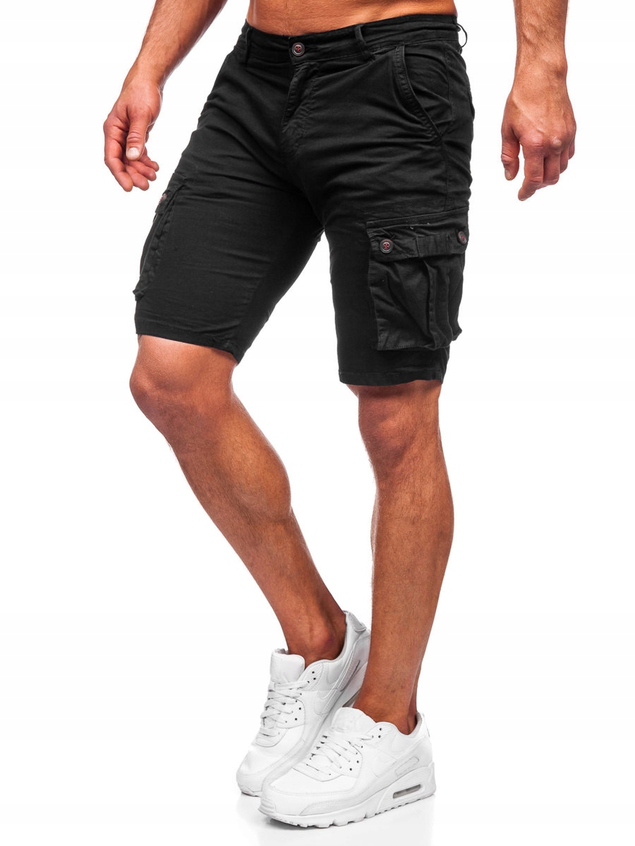 

Spodenki Bojówki Czarne BB70012 DENLEY_38/2XL