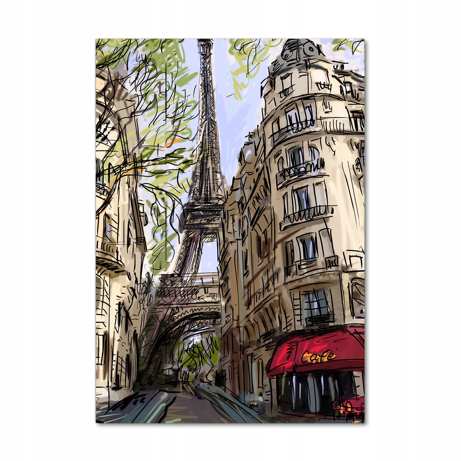 

Foto obraz akrylowy Wieża Eiffla Paryż 70x100 cm