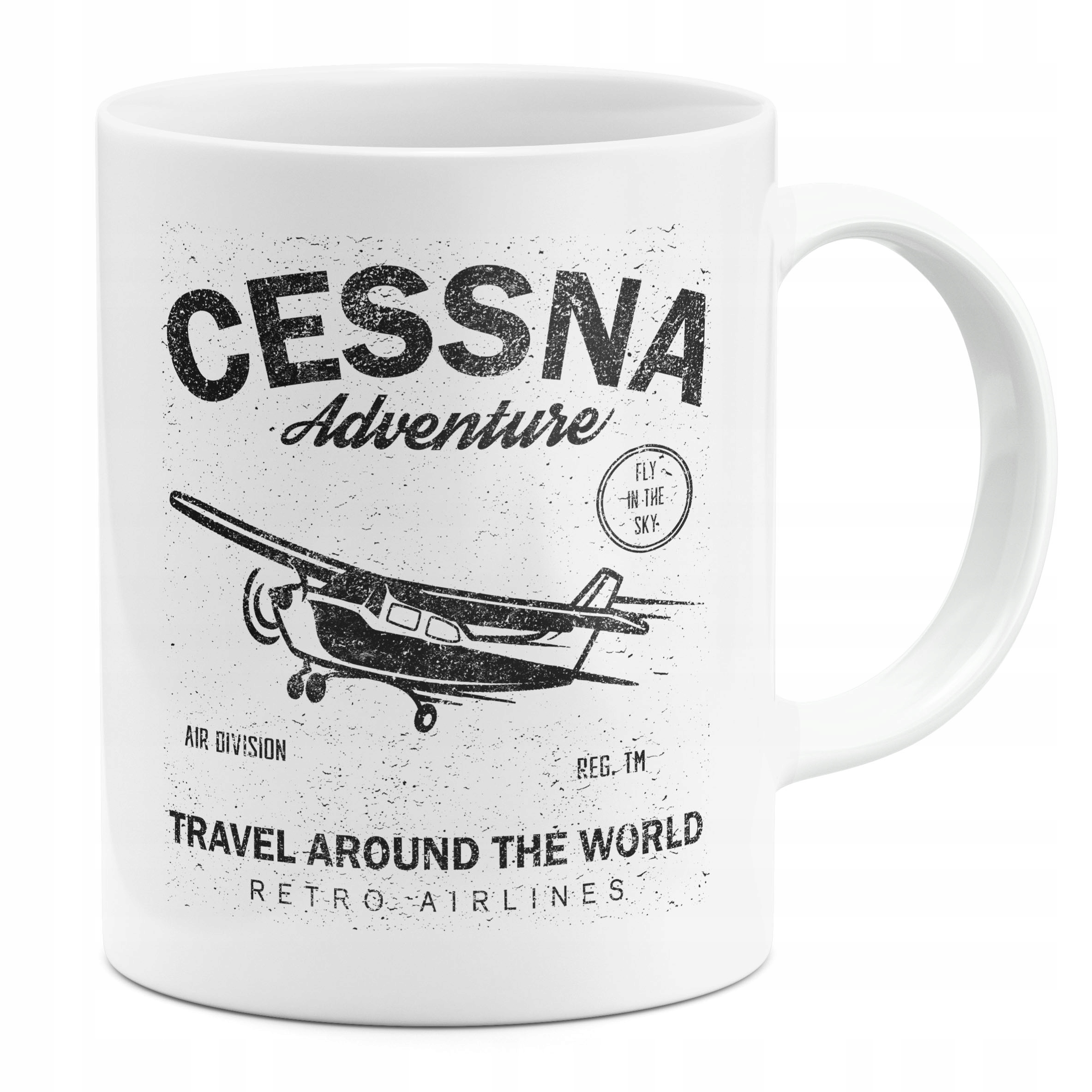 

Kubek Cessna Samolot Pilot Awionetka Retro Lot