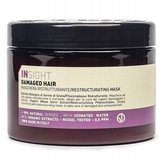INSIGHT DAMAGED HAIR MASKA ODBUDOWUJĄCA 500 ML