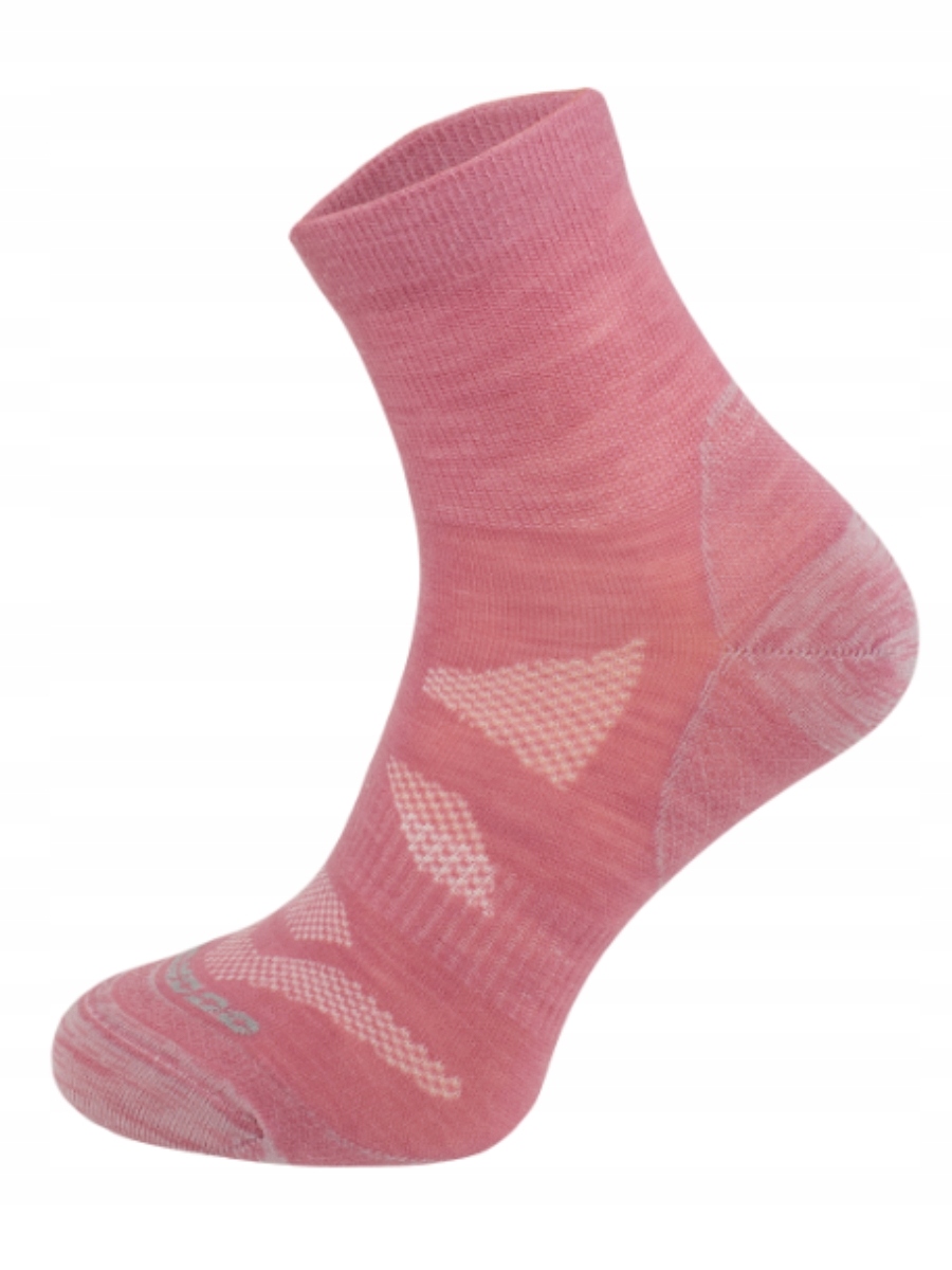Skarpety trekkingowe TR22 Comodo Light Weight Quarter wełnaMerino 35-38Rosa