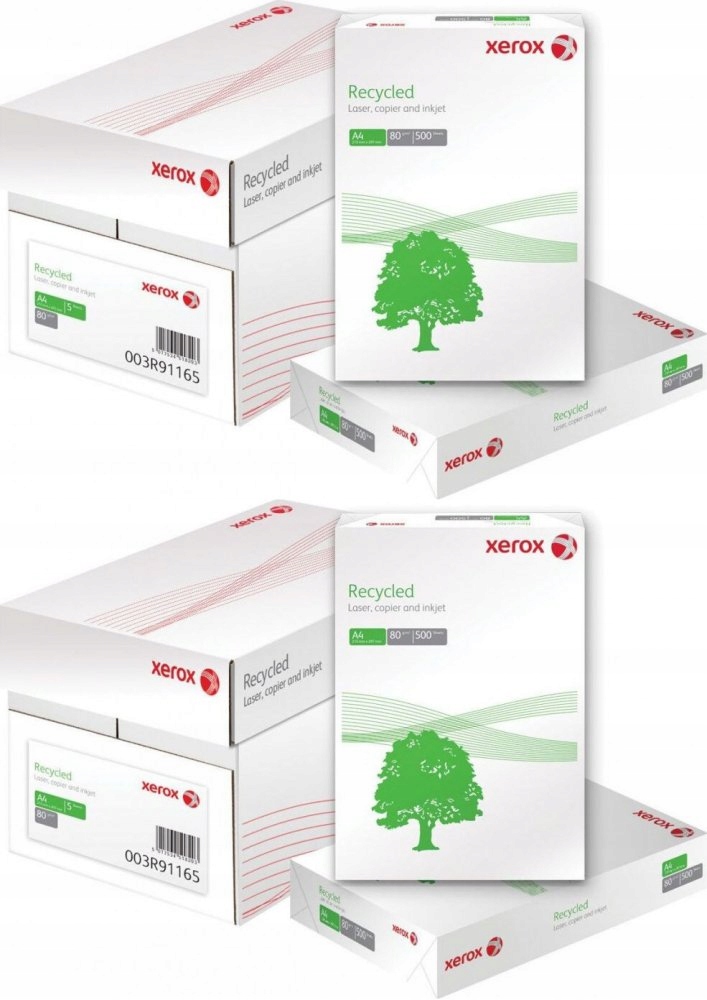 

Papier ksero do drukarki A4 Xerox Recycled 80g x10