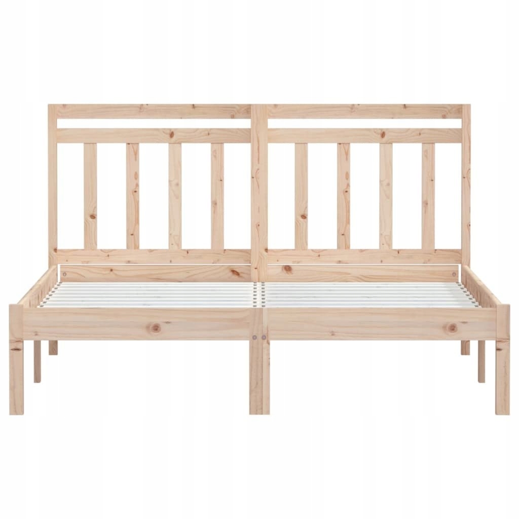 Rama łóżka z litego drewna, 120x190 cm, 4F Marka VidaXL