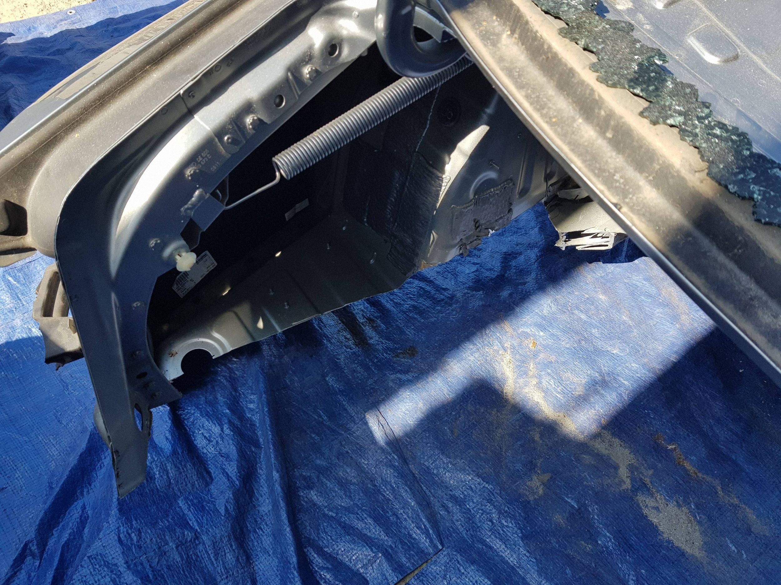 quarter rear rear part side left Audi A8 D4 4H fender LY7G