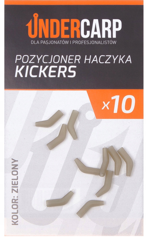 poprawia samzacięcie UnderCarp Pozycjoner Haczyka Kickers Zielony 10szt