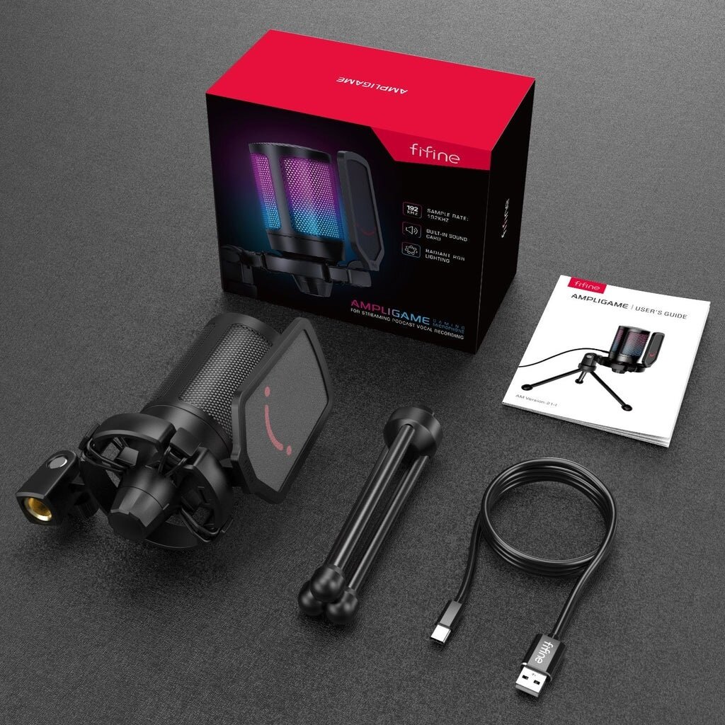 Mikrofon Przewodowy FIFINE A6V Czarny Marka Fifine