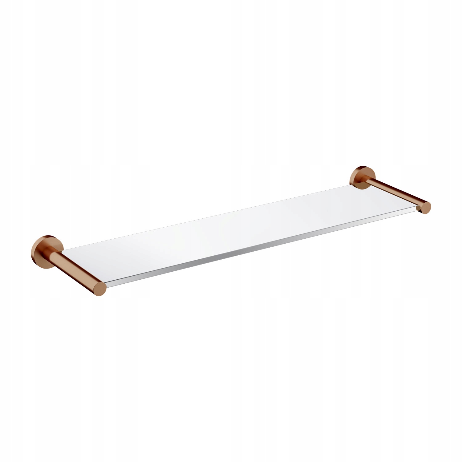 Omnires Modern Project sklenená polička, brúsená meď Omnires MP60930CPB