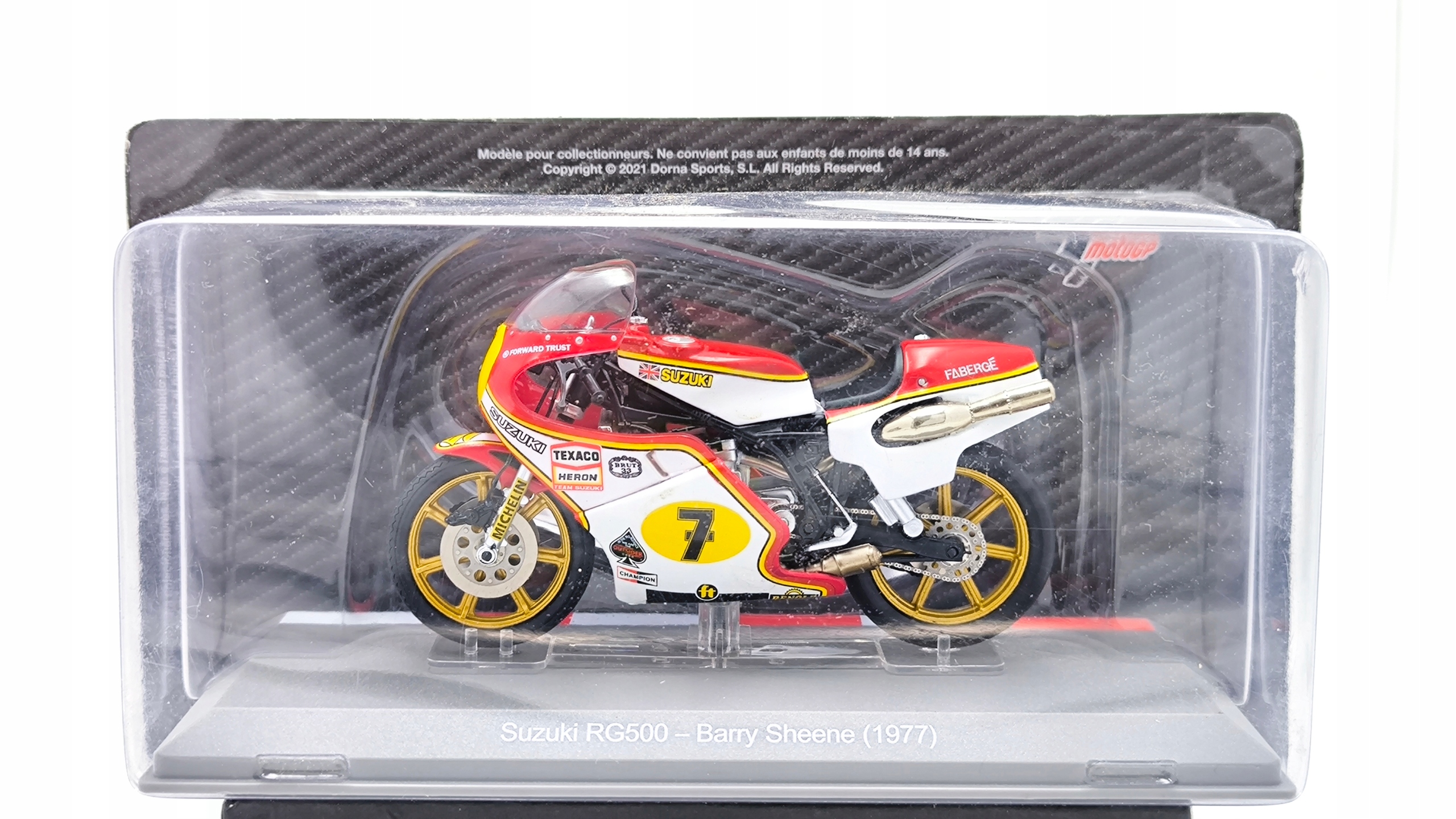 Motocykl Suzuki Rg500 Barry Sheene 1977 1:18 Altaya