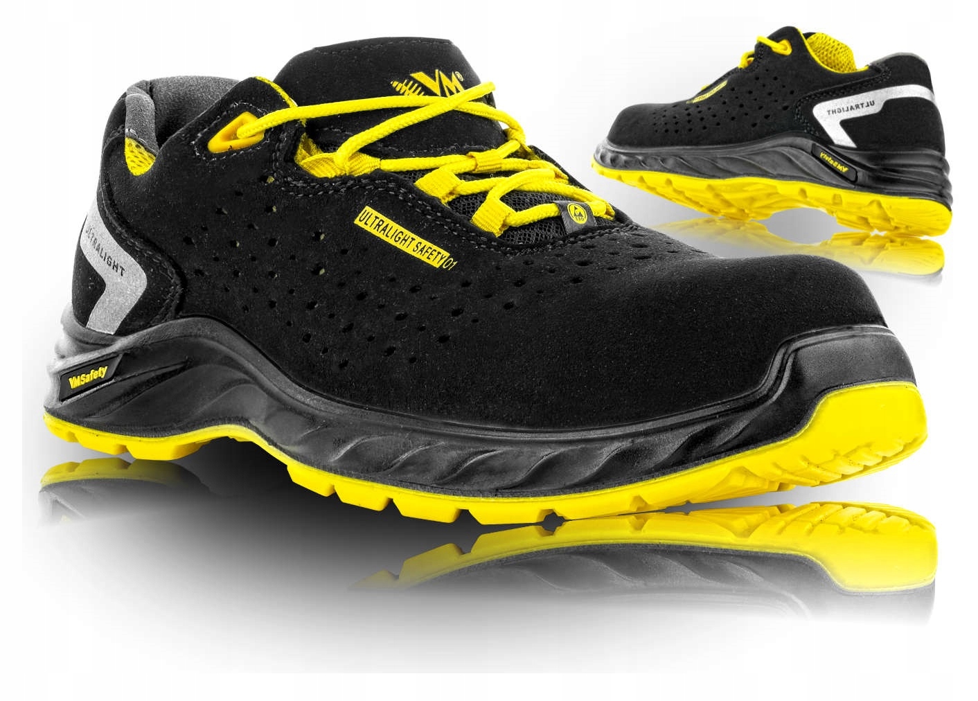 Buty Ochronne Półbuty Robocze Bez Podnoska VM r.42